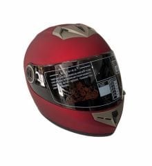Free-M S-012 Mat Red Full Face Kask