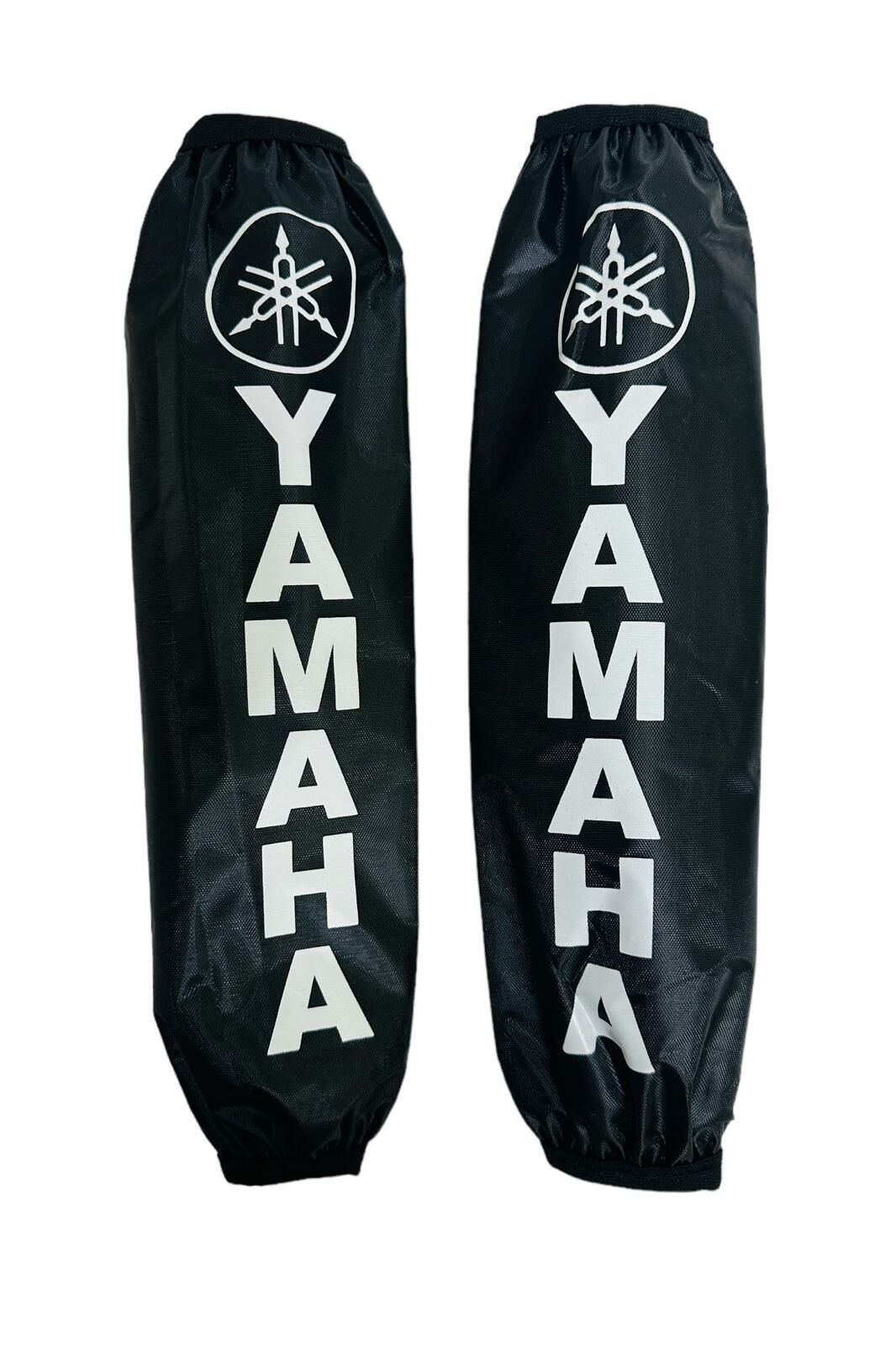 Motogaj Yamaha Uyumlu Amortisör Kılıfı Siyah Beyaz