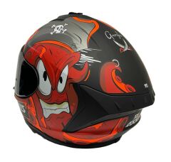 Axxis Draken Garglen Mat Kırmızı Full Face Kask