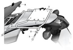 Honda Crf 250 2012-2017 Shad  Arka Çanta Bağlantı Demiri