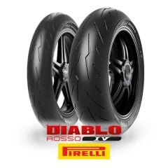 Pirelli Set 120/70ZR17 ve 180/55ZR17 Diablo Rosso IV Ön Arka Takım Lastik