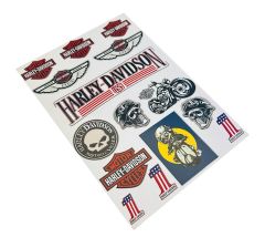 Harley Davidson 15 Parça A4 Sticker Seti