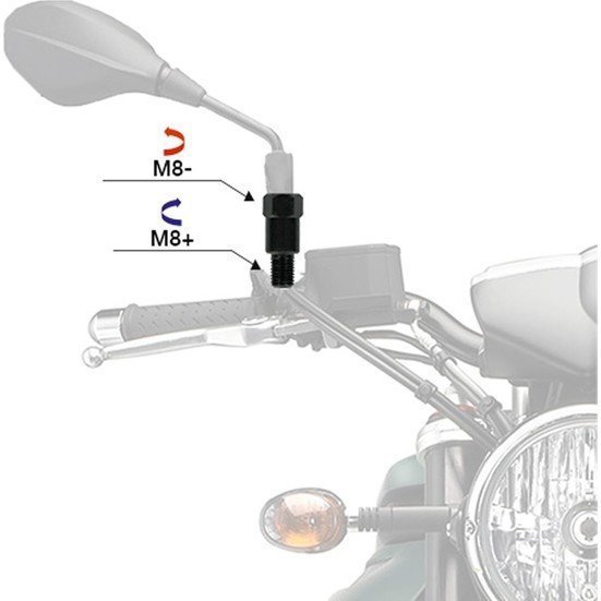 Honda Activa S 125 Ayna Adaptör