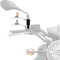 Honda Activa S 125 Ayna Adaptör
