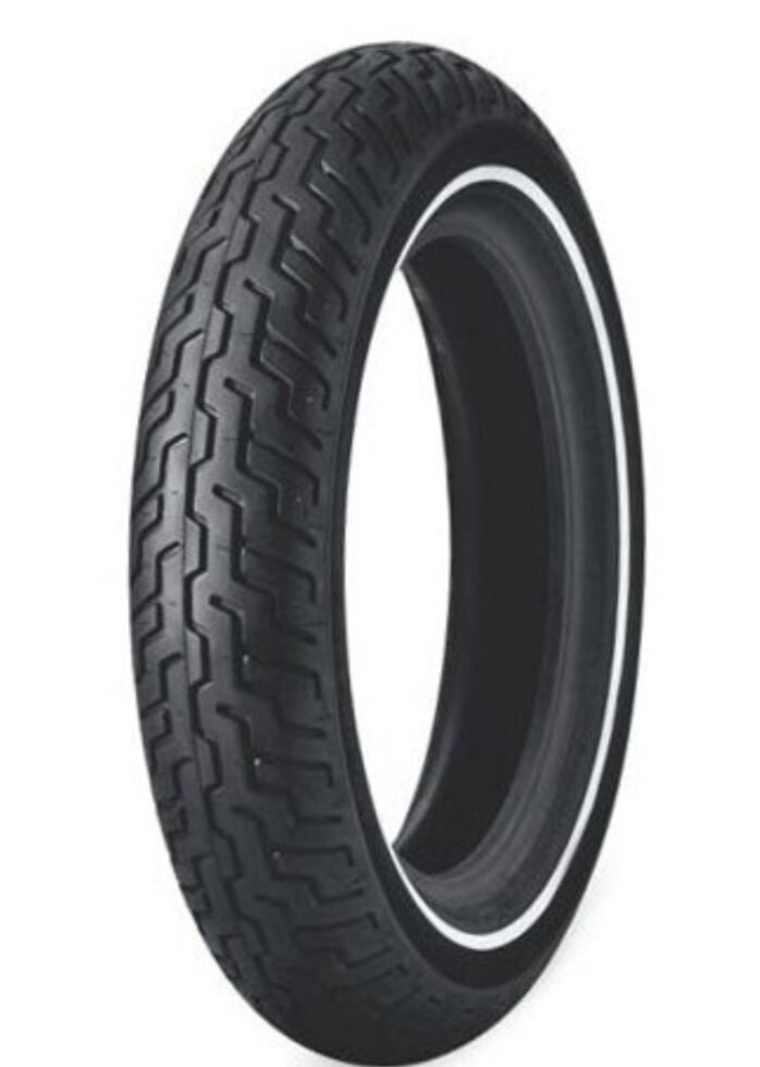 Dunlop MT90B16 (130/90-16)  D402 WW Beyaz Yanaklı Ön Lastik