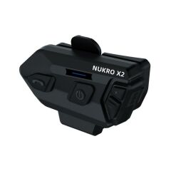 Nukrotech Nukro X2 Profesyonel Kask İnterkom Siyah