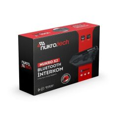 Nukrotech Nukro X2 Profesyonel Kask İnterkom Siyah