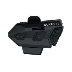 Nukrotech Nukro X2 Profesyonel Kask İnterkom Siyah
