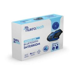 Nukrotech Nukro M6 Plus Profesyonel Kask İnterkom Kırmızı