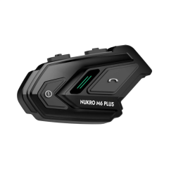 Nukrotech Nukro M6 Plus Profesyonel Kask İnterkom Siyah