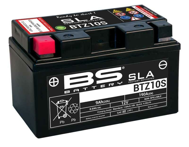 Bs Battery BTZ10S SLA Motosiklet Aküsü