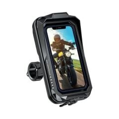 Nukrotech M30 Suya Dayanaklı Ayna Ve Gidon Bağlantılı Telefon Tutucu Ve Aksesuar Çantası