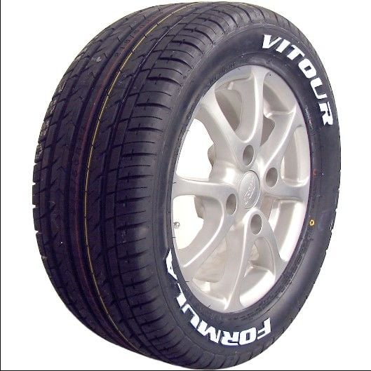Vitour 195/55R13 80H Formuala RWL Beyaz Yazılı Lastik