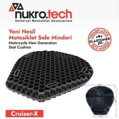 Nukrotech Cruiser-X Yeni Nesil Petek Motosiklet Sele Minderi