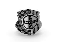 Motogaj Arora Desenli Siyah Beyaz Bandana Buff