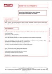 Motul Scooter Oktan Yükseltici Katkı 100 ML