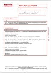 Motul Scooter Oktan Yükseltici Katkı 100 ML