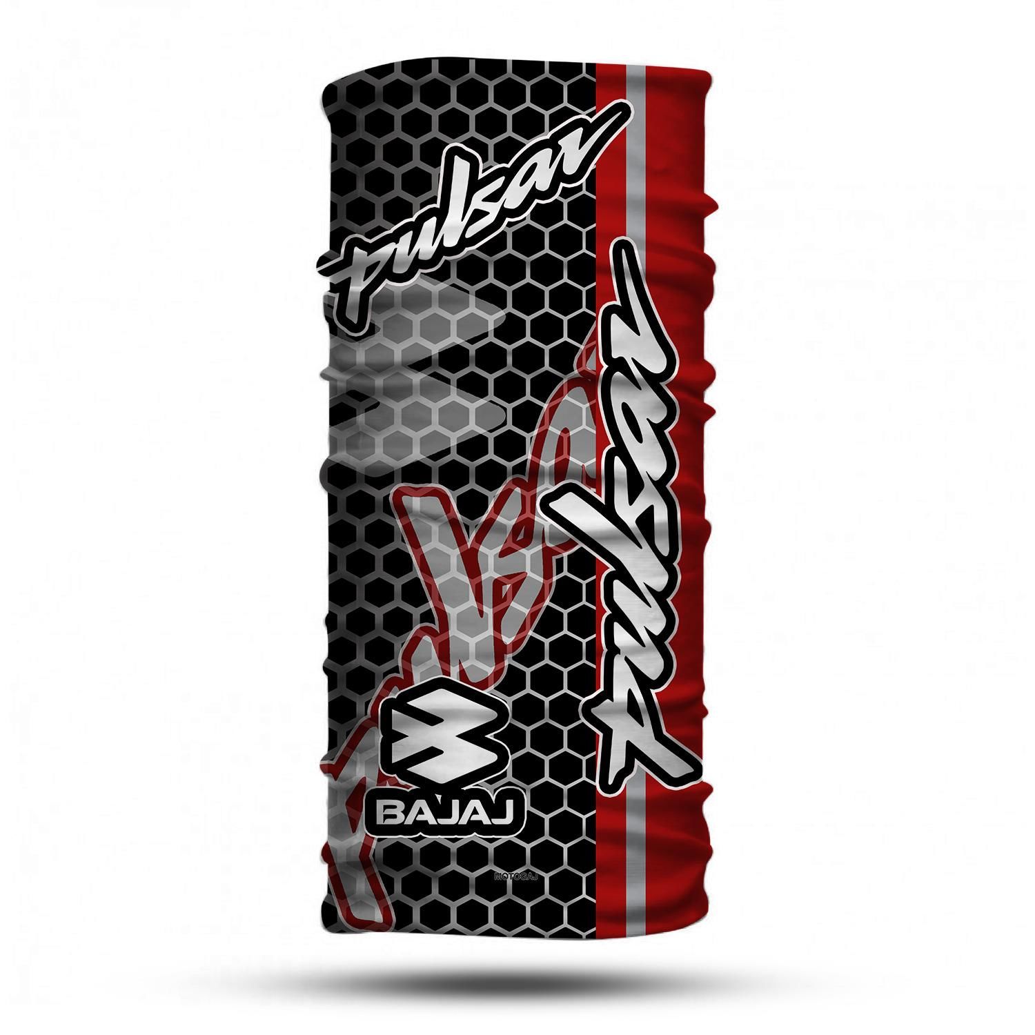 Motogaj Bajaj Pulsar Desenli Bandana Buff