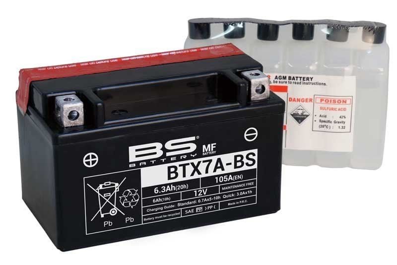 Sym Fiddle 3 125 BTX7A-BS Motosiklet Aküsü