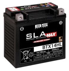 Harley Davidson XL1200N Nightster Bs Battery BTX14HL SLA MAX Motosiklet Aküsü