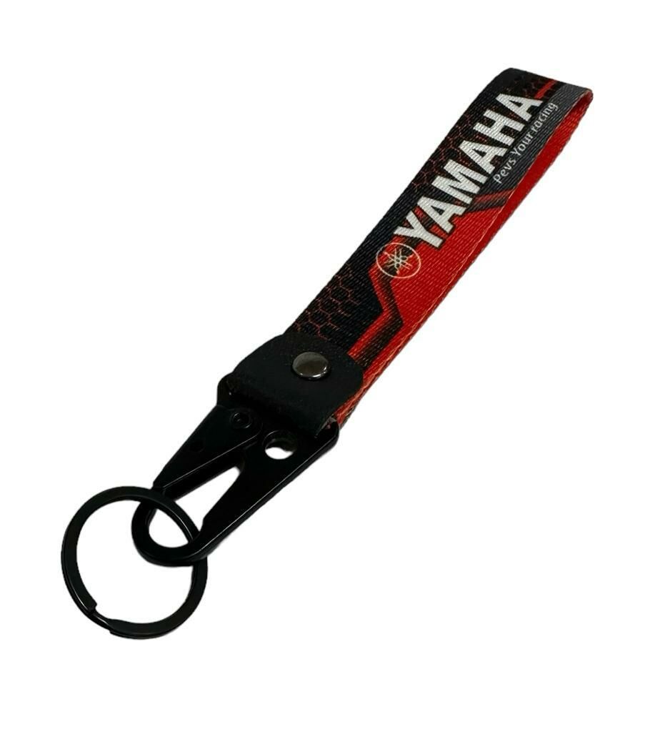 Yamaha Uyumlu Kırmızı Siyah Anahtarlık