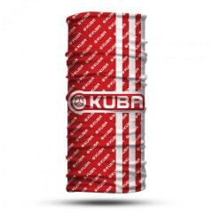 Motogaj Kuba Desenli Kırmızı Beyaz Bandana Buff