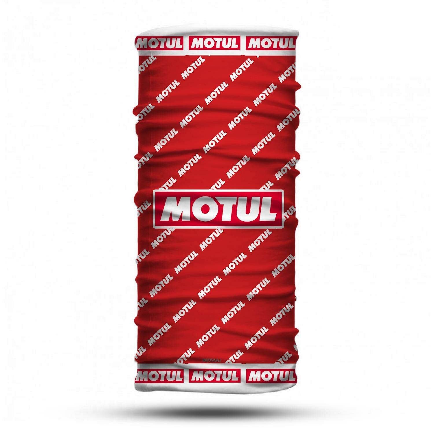 Motogaj Motul Desenli Kırmızı Beyaz Bandana Buff