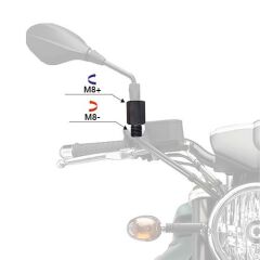 Mg Moto +8-8 Ayna Adaptörü
