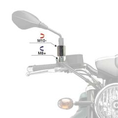 Mg Moto -10+8 Ayna Adaptörü