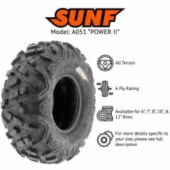 SunF 22X7-10 A051 Power II 6 Kat Ön Atv Lastik