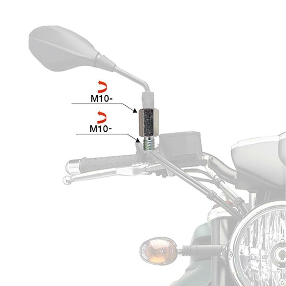 Mg Moto -10-10 Metal Ayna Adaptörü