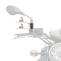 Mg Moto -10-10 Metal Ayna Adaptörü