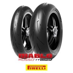Pirelli Set 120/70ZR17 ve 190/55ZR17 Diablo Rosso IV Corsa Ön Arka Takım