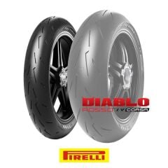 Pirelli Set 120/70ZR17 ve 190/55ZR17 Diablo Rosso IV Corsa Ön Arka Takım