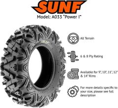 SunF 30x10R14 A033 Power 8PR 4x4 Offroad Lastiği