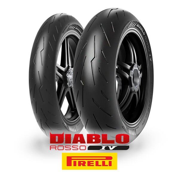 Pirelli Set 110/70ZR17 ve 150/60ZR17 Diablo Rosso IV Ön Arka Takım Lastik