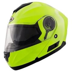 Shiro Sh-507 Çene Açılır Neon Yeşili Kask