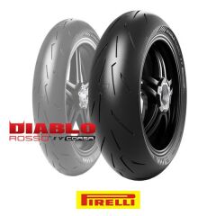 Pirelli Set 120/70ZR17 ve 200/60ZR17 Diablo Rosso IV Corsa Ön Arka Takım