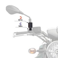 Motogaj -10 +8 Ayna Uzatma Adaptörü