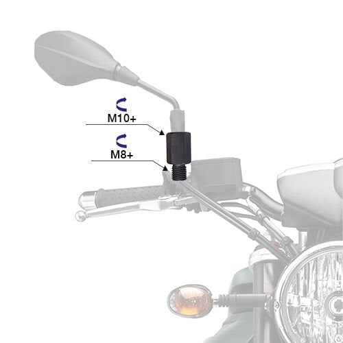 Motogaj +10 +8 Ayna Uzatma Adaptörü