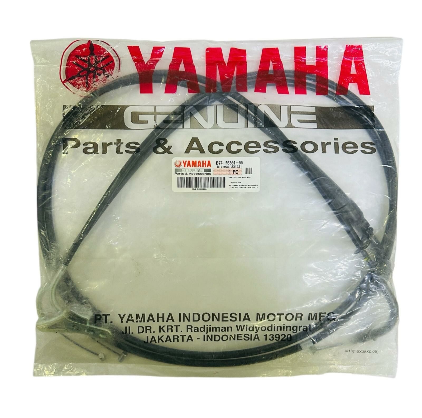 Yamaha Xmax 300 Gaz Teli Orjinal 2018-2022 (B74-F6301-00)