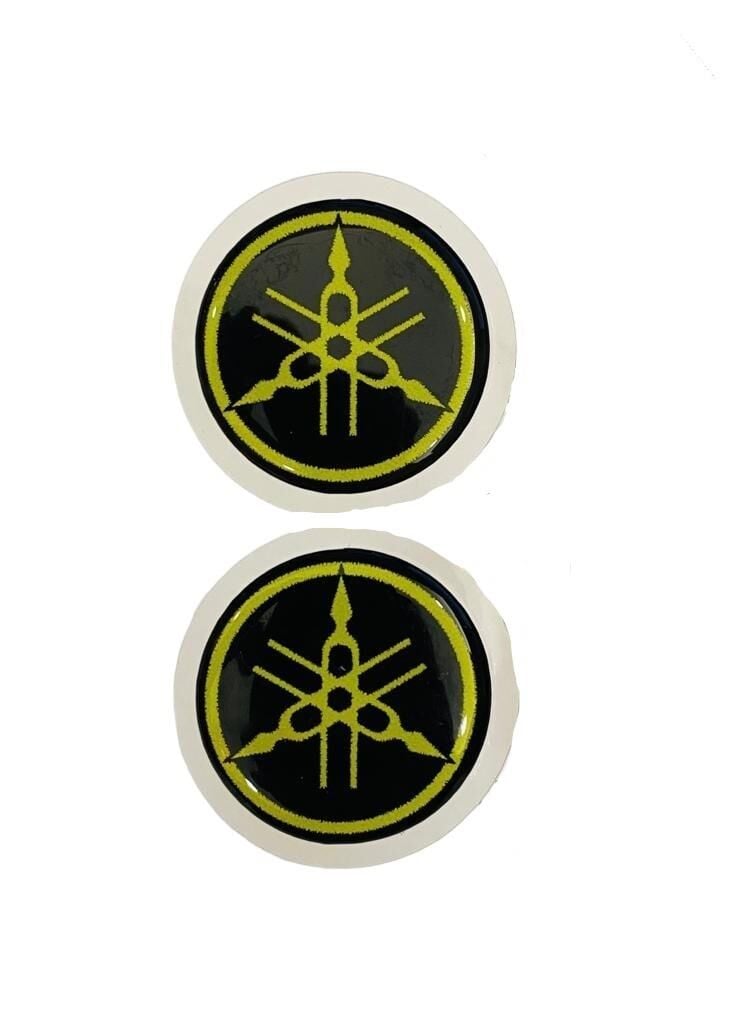 Yamaha 4x4 İkili Koruma Takozu Damla Sticker Yeşil - Siyah
