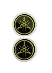 Yamaha 4x4 İkili Koruma Takozu Damla Sticker Yeşil - Siyah