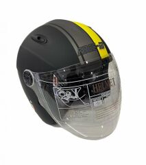 Free-M Fr-601 Sarı Dizayn Yarım Kask