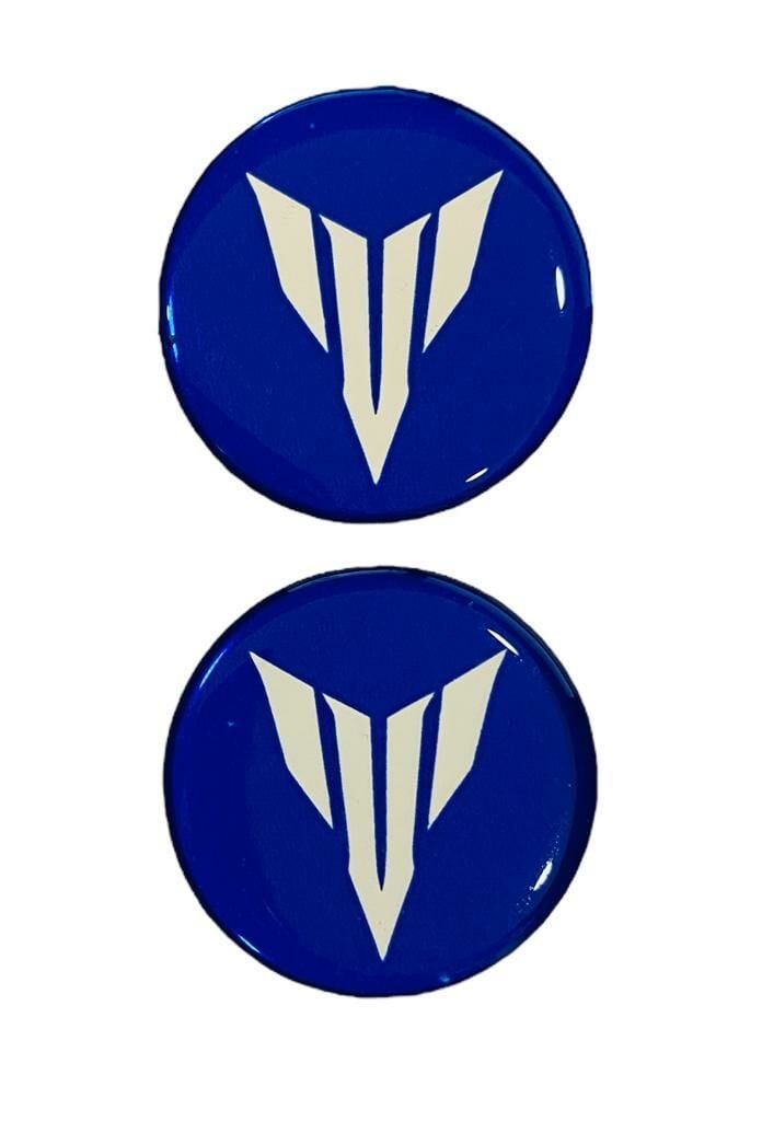 Yamaha Mt 4x4 İkili Koruma Takozu Damla Sticker Mavi