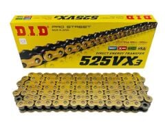 D.I.D 525VX3-110L Oringli Gold Zincir