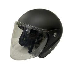 Mg Moto F-009 Yarım Kask Mat Siyah