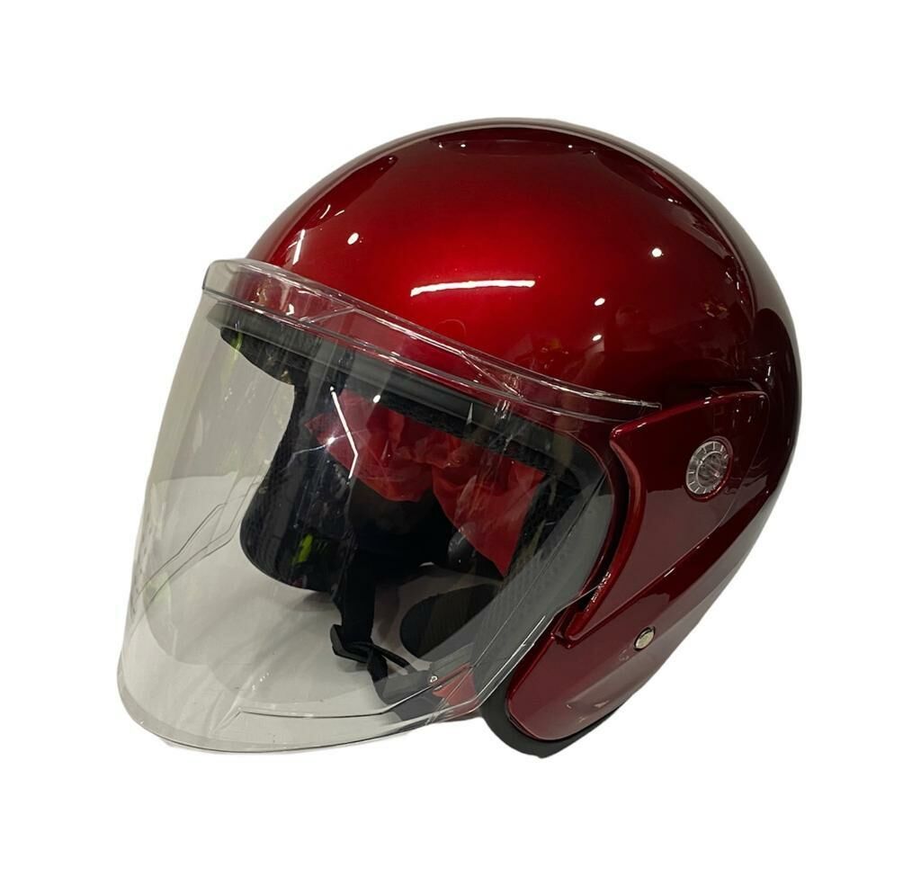 Mg Moto F-009 Yarım Kask Kırmızı