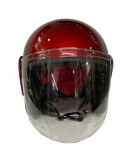 Mg Moto F-009 Yarım Kask Kırmızı