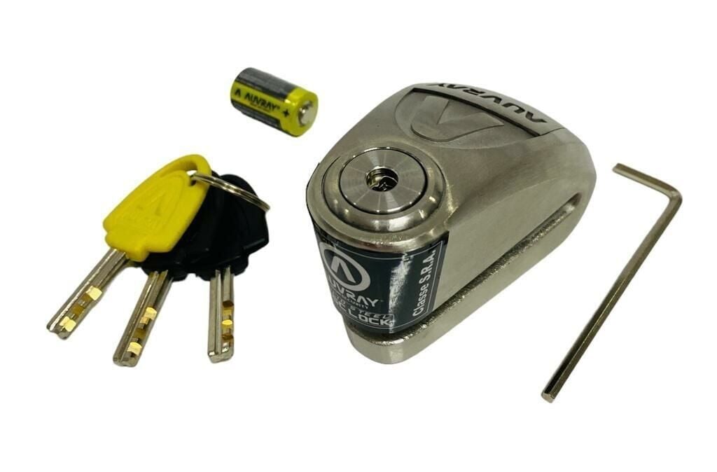 Auvray B-Lock 06 Sra Sertifikalı Çelik Alarmlı Disk Kilidi 06 Mm 120db